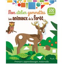 Mon atelier gommettes Les animaux de la forêt PI-7633 Piccolia 1
