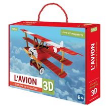 Livre et maquette L'avion 3D SJ-604394 Sassi Junior 1