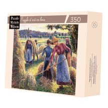 Les faneuses le soir de Pissarro A809-350 Puzzle Michèle Wilson 1