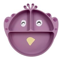 Assiette à compartiments en silicone Mrs Peacock TX-96-463 Trixie 1