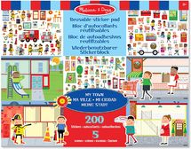 200 autocollants réutilisables - Ma ville MD-19114 Melissa & Doug 1