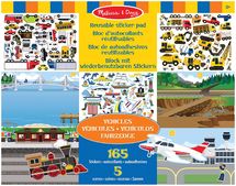 165 autocollants réutilisables - Véhicules MD-14199 Melissa & Doug 1
