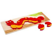 Puzzle des chiffres Chenille BJ745 Bigjigs Toys 1