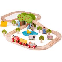 Circuit de train Ferme BJT036 Bigjigs Toys 1