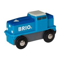 Locomotive de fret bleue à pile BR33130 Brio 1