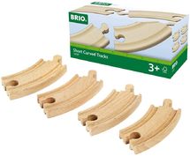 Set de 4 rails droits Hape® Circuit de train en bois - Ekobutiks® l ma  boutique écologique, Jouets en bois