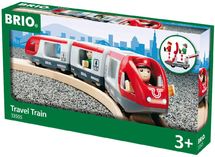 PTooTP Train électrique Enfant, Train de locomotives à Piles, Ensemble de  Train à Grande Vitesse à Moteur, Circuit Train Bois, Jouets Magnétique de  Train Compatible avec Brio Thomas Chuggington, Bleu : 