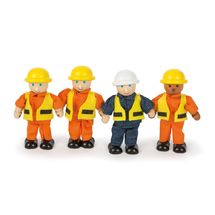 Figurines en bois Bâtisseurs BJ-T0241 Bigjigs Toys 1