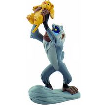 Figurine Rafiki avec bébé Simba BU12256-3856 Bullyland 1