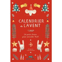 Calendrier de l'Avent 24 petits livres rouge SJ-5742 Sassi Junior 1