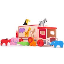 Camion à encastrement Safari BJ641 Bigjigs Toys 1