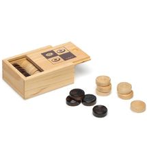 Pions en bois pour jeu de dames CA617 Cayro 1