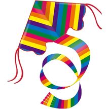 Cerf-volant en polyester Arc-en-ciel GU-1159 Günther 1