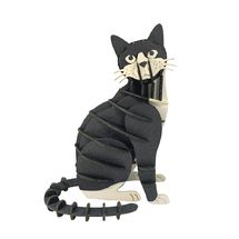 Maquette 3D en papier Chat noir et blanc FRI-11759 Fridolin 1