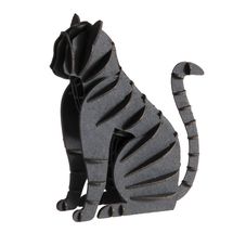 Maquette 3D en papier chat noir FRI-11635 Fridolin 1