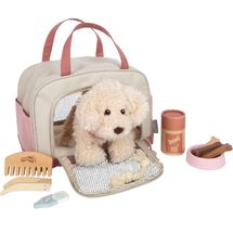Chien avec sac et kit de soins rose LE12838 Small Foot company 1