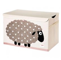 TIMBELA M034-1 Coffre à Jouets Enfant en bois - Coffre de