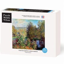 Coin de jardin à Montgeron de Monet A1367-80 Puzzle Michèle Wilson 1