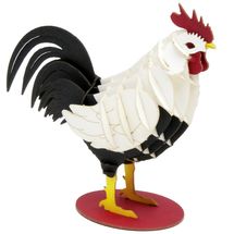 Maquette 3D en papier Coq FRI-11731 Fridolin 1