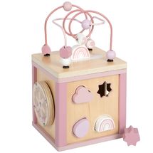 Cube de motricité rose LE12803 Small Foot company 1