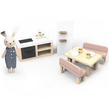 Cuisine de la maison de poupée lapin SM-SP4003 Speedy Monkey 1