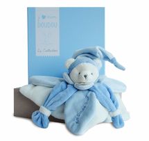 Doudou Collector Ours bleu DC2921 Doudou et Compagnie 1