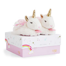 Chaussons Lucie la licorne 0-6 mois DC3311 Doudou et Compagnie 1