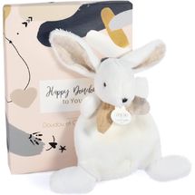 Happy Wild Mini Doudou Lapin beige 17 cm DC3881 Doudou et Compagnie 1