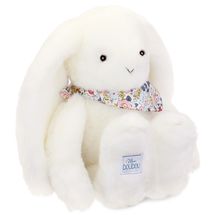 Peluche Lapin Fleurette blanc 35 cm DC4301 Doudou et Compagnie 1