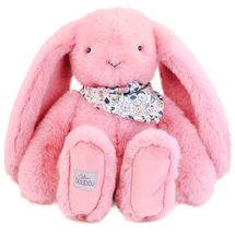 Peluche Lapin Fleurette rose 35 cm DC4302 Doudou et Compagnie 1