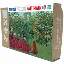 Forêt tropicale avec singes de Rousseau K1387-50 Puzzle Michèle Wilson 1