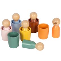 Gobelets de tri Montessori avec figurines LE12813 Small Foot company 1
