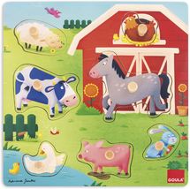 Puzzle mamans et bébés Ferme GO53040 Goula 1