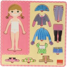 Puzzle fillette et ses toilettes GO53108-4044 Goula 1