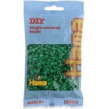 Sachet 1000 perles plastique Midi Vert HAMA-207-10 Hama 1