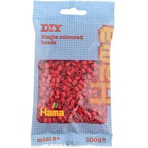 Sachet 1000 perles plastique Midi Rouge Noël HAMA-207-22 Hama 1