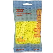 Sachet 1000 perles plastique Midi Jaune pastel HAMA-207-43 Hama 1