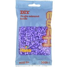 Sachet 1000 perles plastique Midi Violet pastel HAMA-207-45 Hama 1