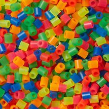Sachet 1000 perles plastique Midi néon mix HAMA-207-51 Hama 1