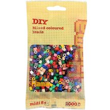 Sachet 1000 perles plastique Midi base mix 22 couleurs HAMA-207-67 Hama 1