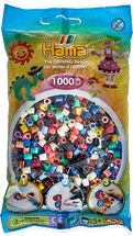 Sachet 1000 perles plastique Midi base mix 22 couleurs HAMA-207-67 Hama 1