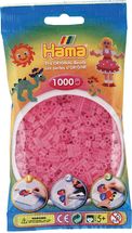 Sachet 1000 perles plastique Midi rose transparent HAMA-207-72 Hama 1