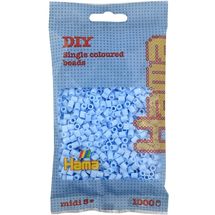 Sachet 1000 perles plastique Midi bleu glacier HAMA-207-97 Hama 1