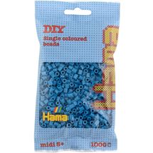 Sachet 1000 perles plastique Midi Bleu pétrole HAMA-207-83 Hama 1