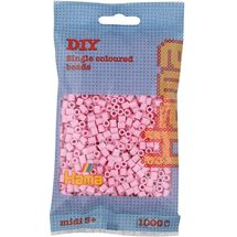 Sachet 1000 perles plastique Midi mix rose tendre HAMA-207-95 Hama 1