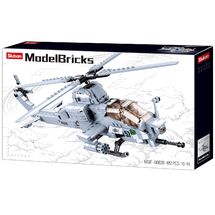 Model Bricks - Hélicoptère d'attaque SL-M38-B0838 Sluban 1