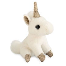 Porte-clés Peluche Licorne Or HO2762 Histoire d'Ours 1