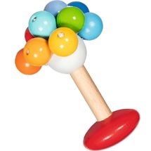 Hochet avec perles arc-en-ciel GK65364 Goki 1