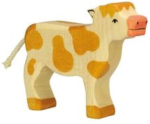 Figurine Veau debout HZ-80012 Holztiger 1