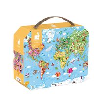 Puzzle Géant du Monde 300 pcs J02549 Janod 1